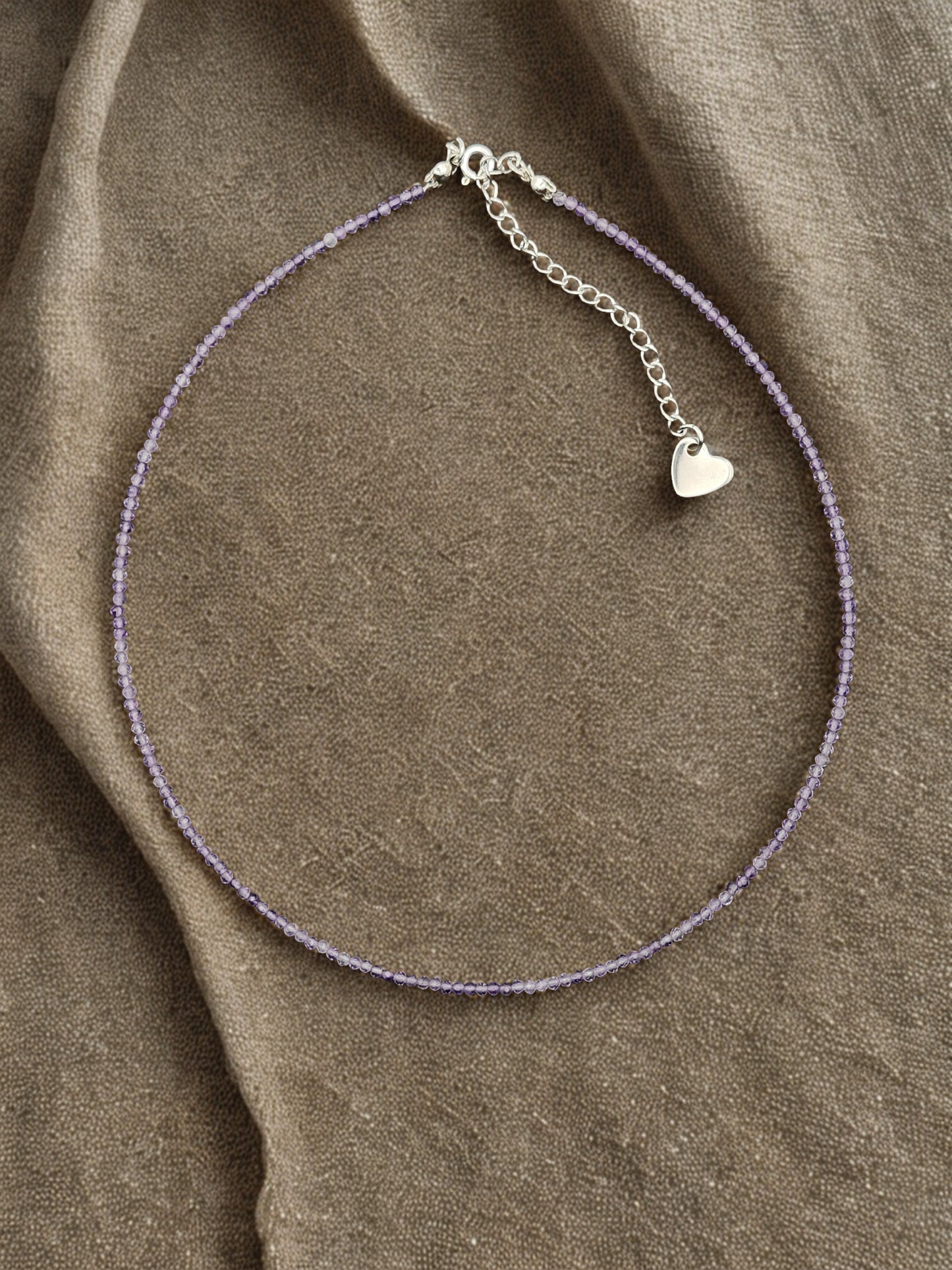 Amethyst 2mm Multifaceted Micro Minimalist