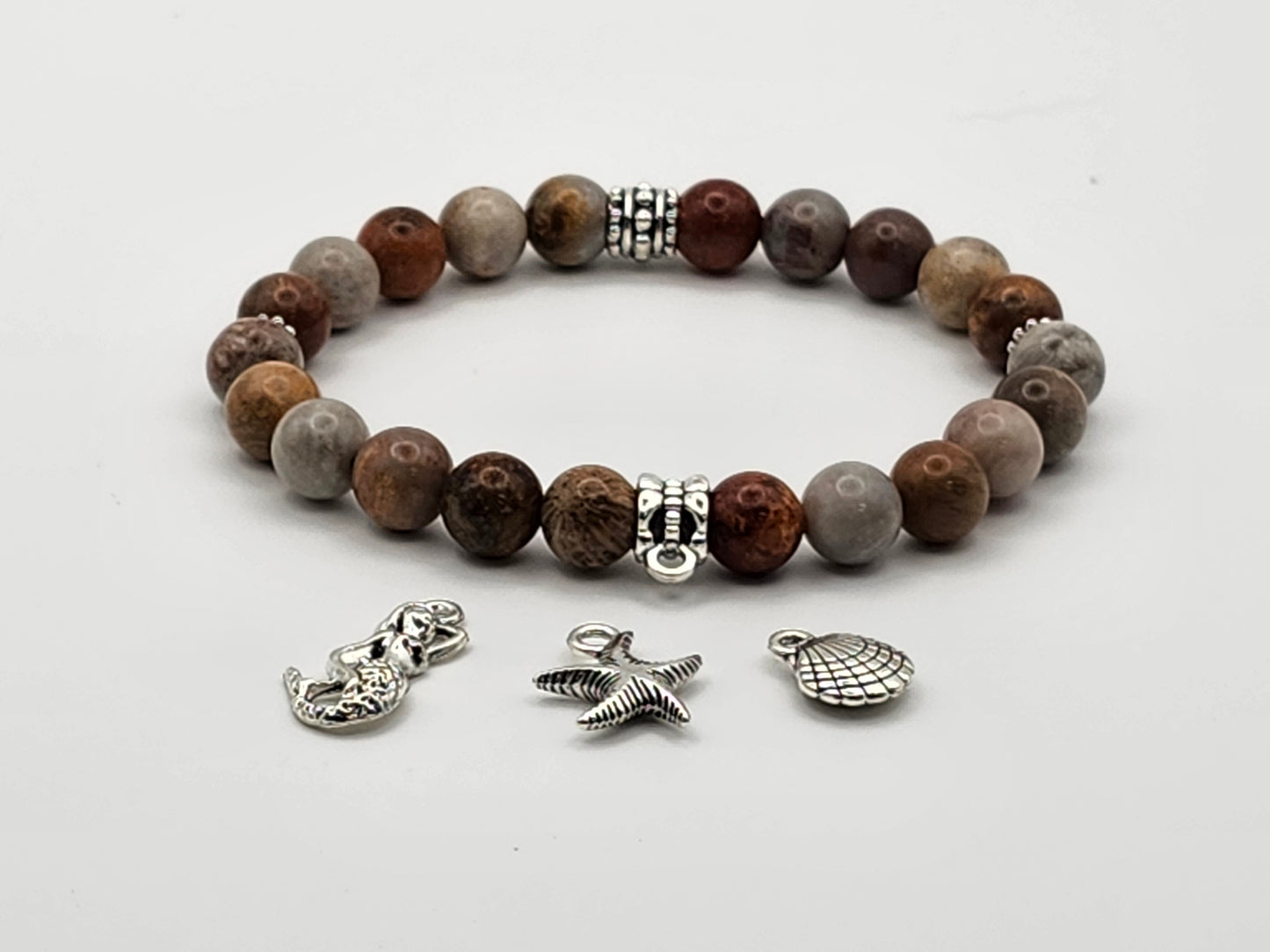 Choose-a-charm Fossil coral