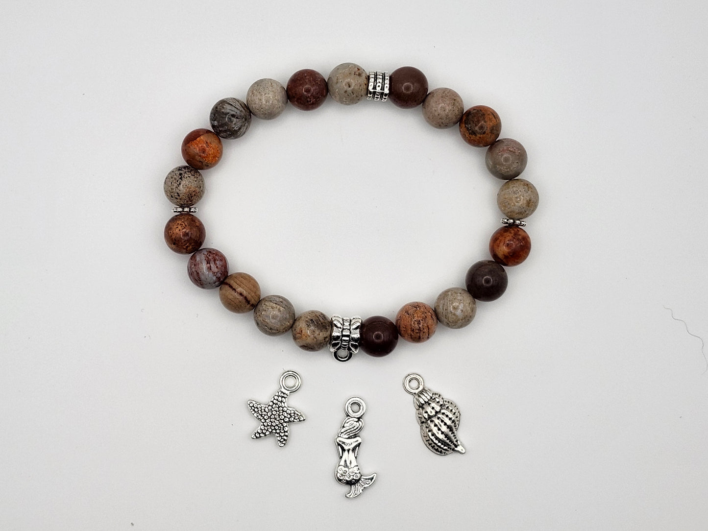 Choose-a-charm Fossil coral