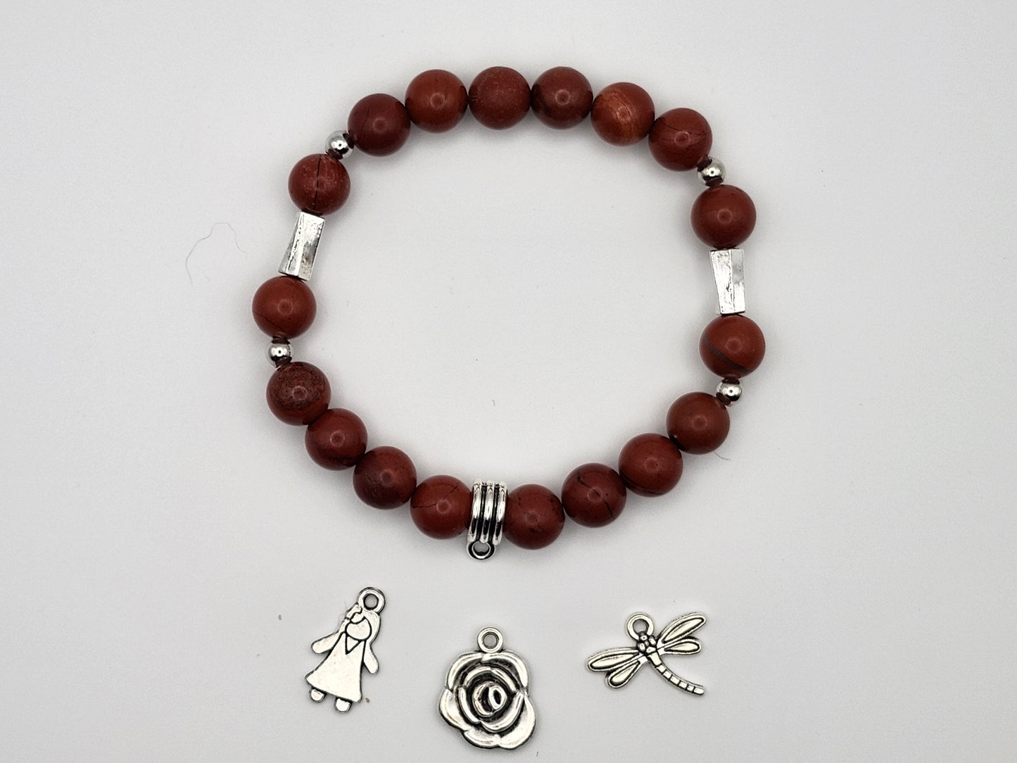 Choose-a-charm red  jasper