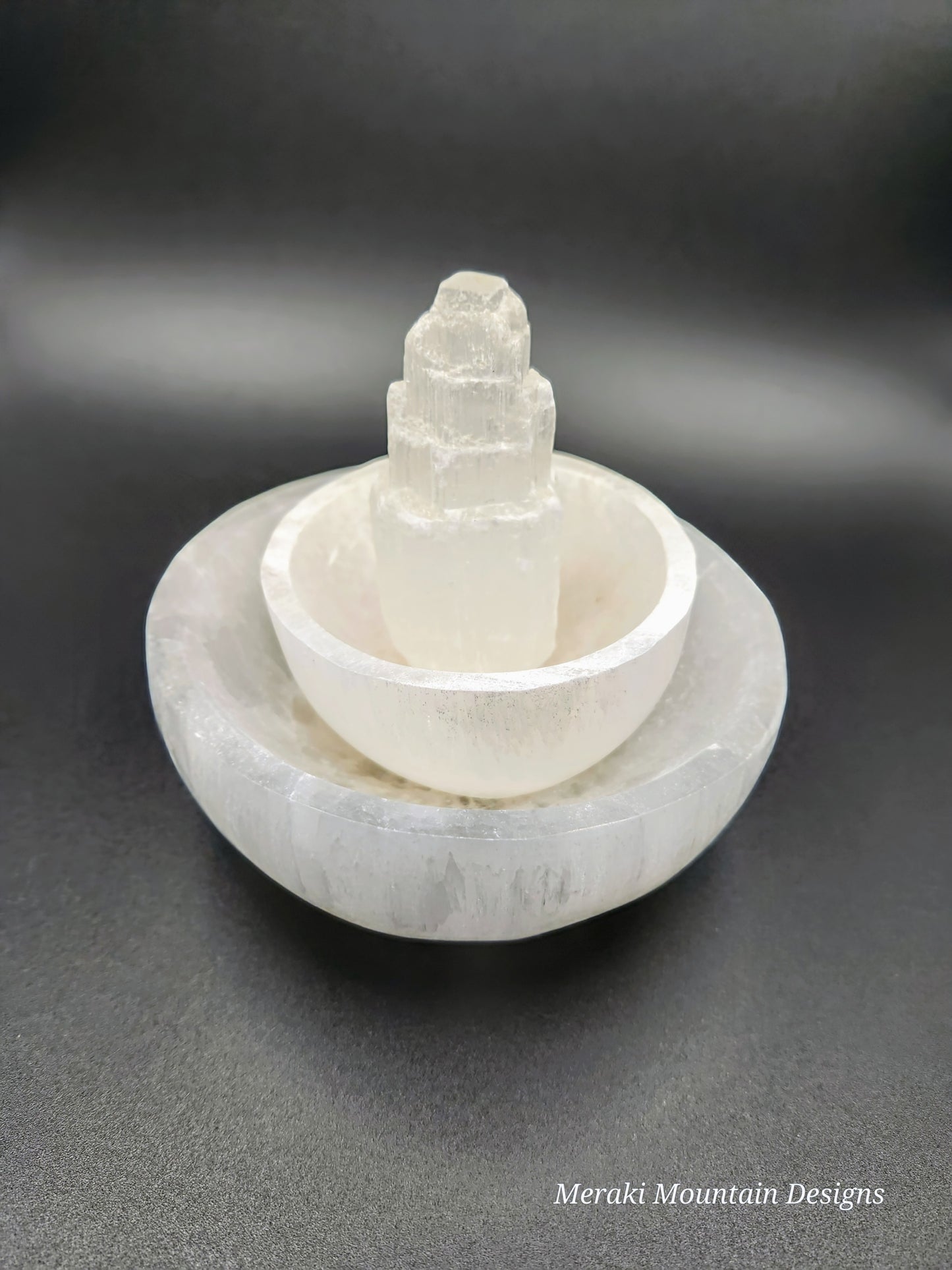 Natural Selenite Crystal Charging Bowls