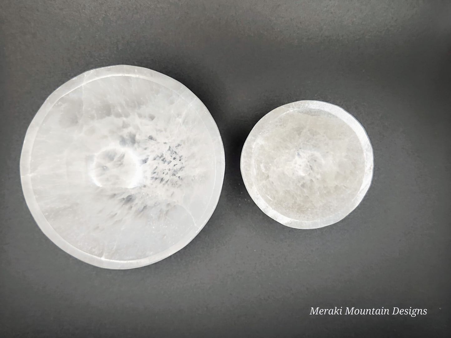 Natural Selenite Crystal Charging Bowls