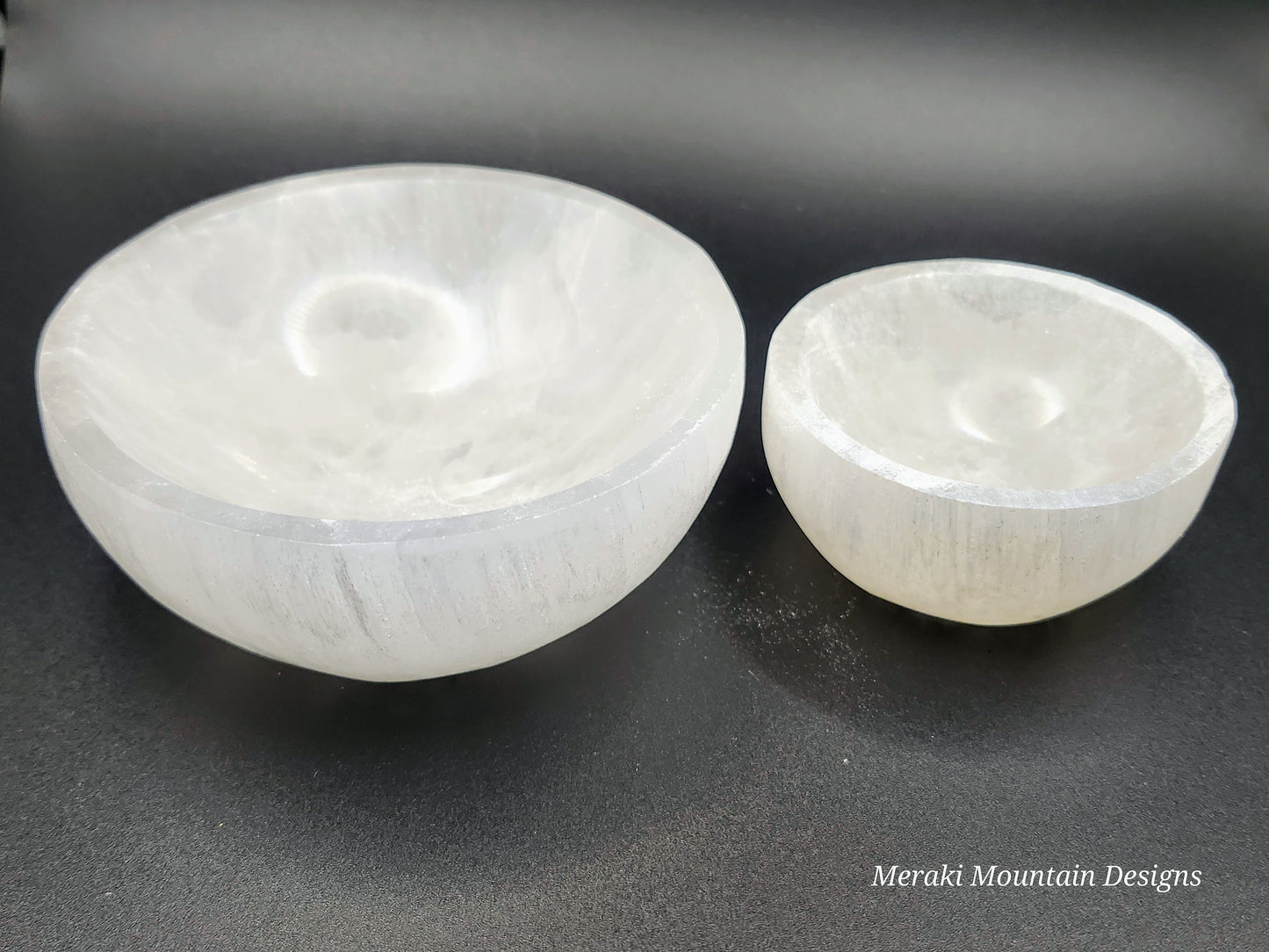 Natural Selenite Crystal Charging Bowls