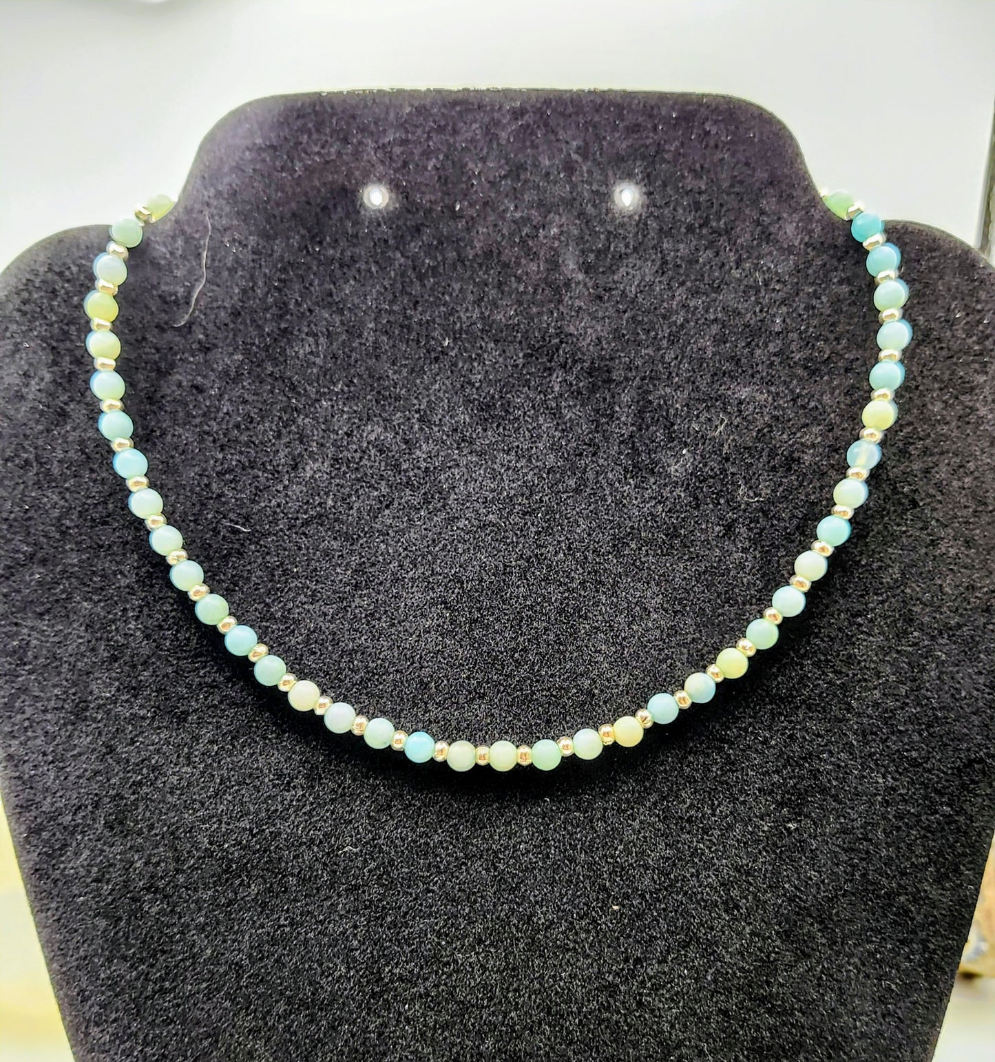 Amazonite Necklace + Bracelet