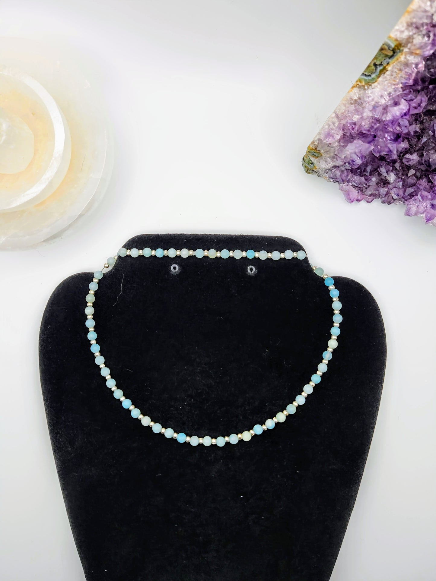 Amazonite Necklace + Bracelet