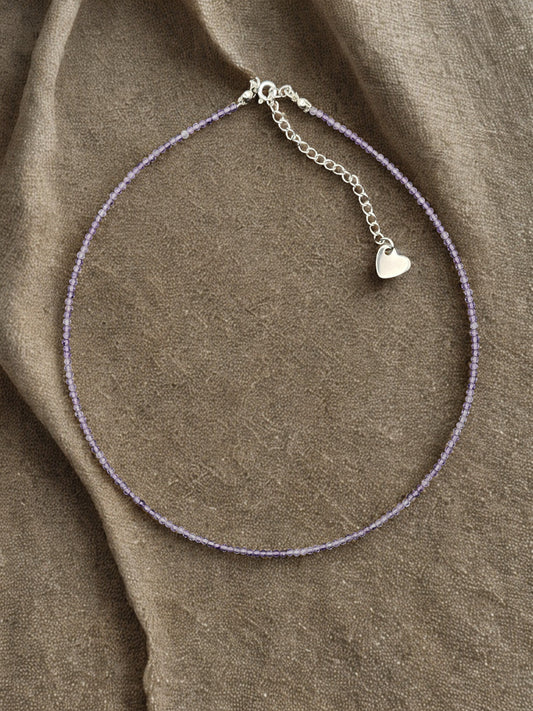 Amethyst 2mm Multifaceted Micro Minimalist